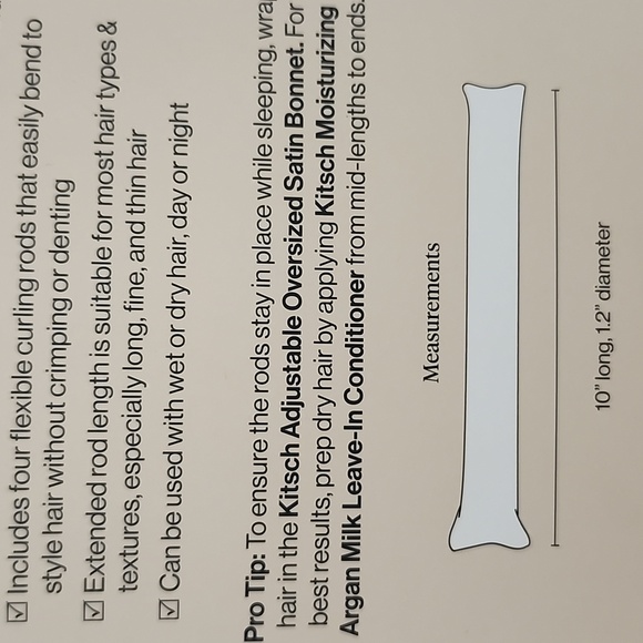 Brand New KITSCH VELVET XL FLEXI-RODS-4CT - Picture 3 of 6